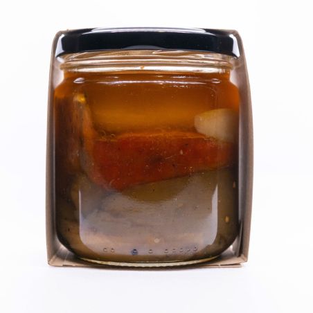 Escalivada asada a la leña de olivo en AOVE 315 g | Producto solidario