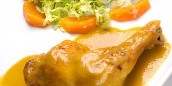 Pollo a la naranja