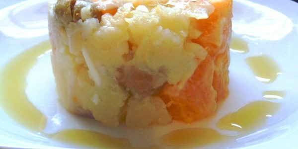 Ensalada de naranja, bacalao y patata