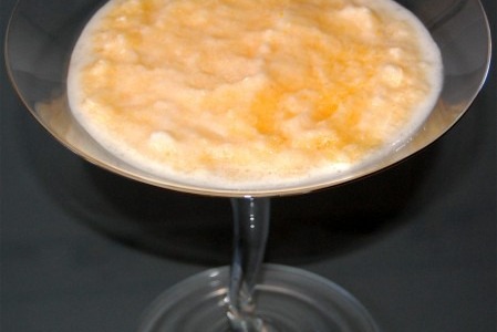 Sorbete de naranja