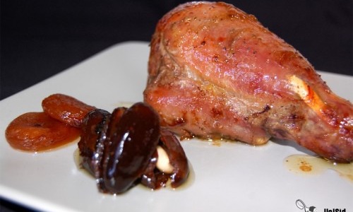 Pavo a la naranja y miel